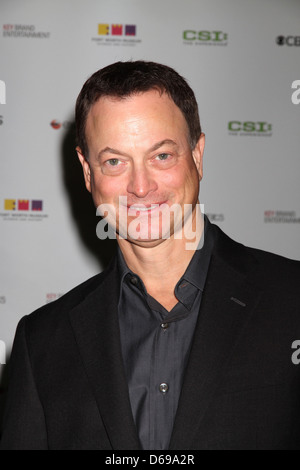 Gary Sinise CSI l esperienza accoglie Gary Sinise come parte di American Airlines/MGM Resorts International per 'un saluto per il Foto Stock