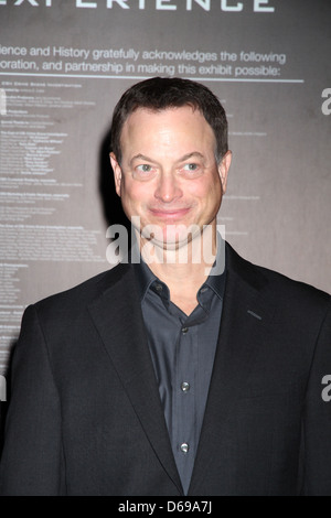 Gary Sinise CSI l esperienza accoglie Gary Sinise come parte di American Airlines/MGM Resorts International per 'un saluto per il Foto Stock