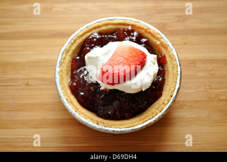 Fragola mini torta Foto Stock