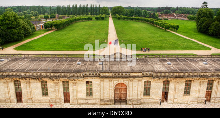 Lo Château de Chambord, Francia. Il magnifico Royal Residence è uno degli edifici più belli del mondo. Foto Stock