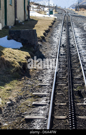 Snowdon Mountain Railway Foto Stock