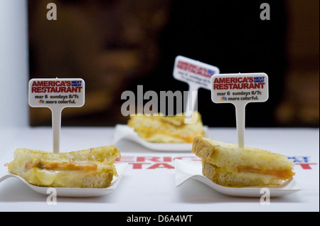 Atmosfera NBC promuove "America il prossimo grande ristorante' alla Vanderbilt Hall presso il Grand Central Terminal di New York City, Stati Uniti d'America - Foto Stock