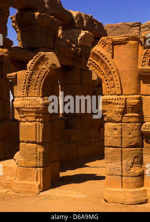 Chiosco romano, Naga Sito, Sudan Foto Stock