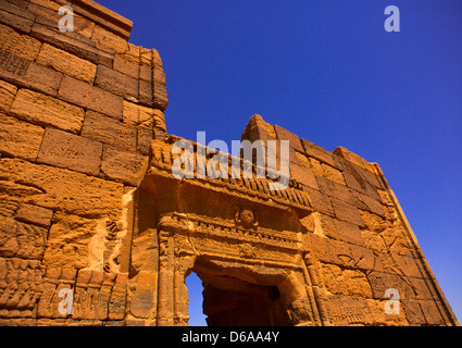 Lion tempio di Apedemak, Musawarat, Naga Sito, Sudan Foto Stock