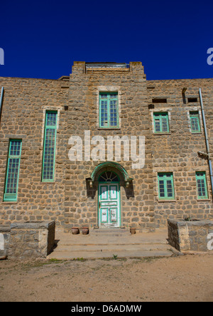 Il vecchio hotel inglese, Erkowit, Sudan Foto Stock