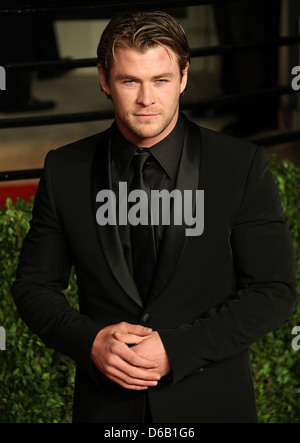 Chris Hemsworth 2011 Vanity Fair Oscar Party al Sunset Tower Hotel in Hollywood Los Angeles, California - 27.02.11 Foto Stock