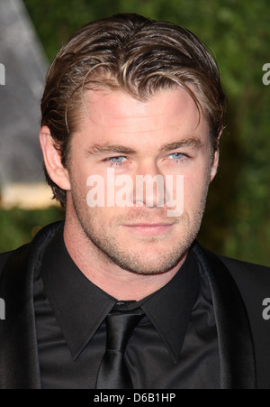 Chris Hemsworth 2011 Vanity Fair Oscar Party al Sunset Tower Hotel in Hollywood Los Angeles, California - 27.02.11 Foto Stock