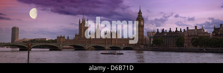 Londra al tramonto Foto Stock