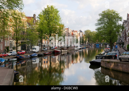 Prinsengracht, Amsterdam, Paesi Bassi Foto Stock