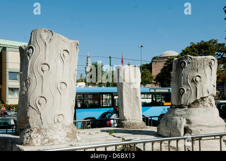 Türkei, Istanbul, Beyazit, Ordu Caddesi ( Verlängerung der Divan Yolu ), Forum des Teodosio (Forum Tauri) Foto Stock