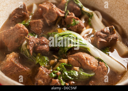 Carni bovine Taiwanese noodle soup Foto Stock