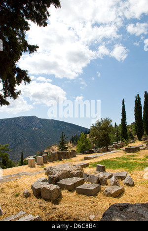 Museo Delphi. La Grecia Foto Stock