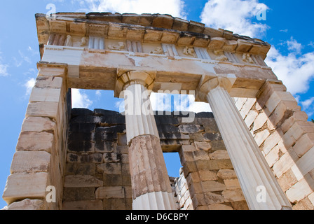 Il tempio di Apollo a Delfi. La Grecia Foto Stock