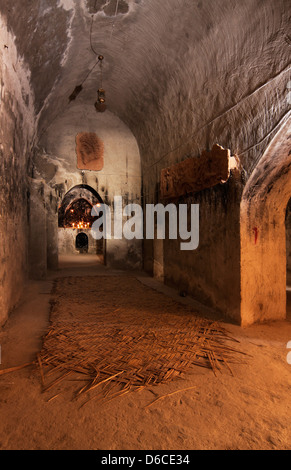 All'interno di cristiano e multi fede Santuario dove la gente da tutta l'Iraq venite a pregare, prego, desiderio e di culto. Koya, Kurdistan Foto Stock