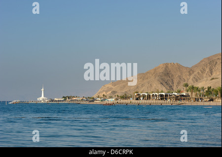Costa del mar Rosso e la barriera corallina Foto Stock