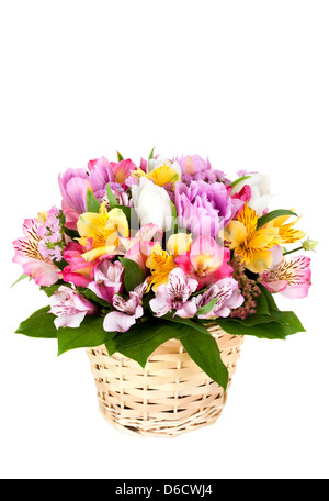 Bouquet da diversi colori luminosi Foto Stock