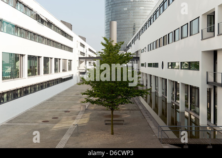 Bonn, Germania, la principale stazione radio Deutsche Welle in costruzione Schuermann Foto Stock