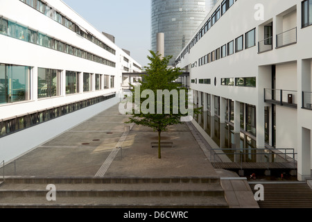 Bonn, Germania, la principale stazione radio Deutsche Welle in costruzione Schuermann Foto Stock