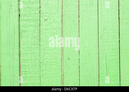 Verde sullo sfondo di legno Foto Stock
