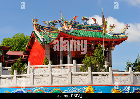 Tua Pek Kong tempio Cinese a Kuching, Sarawak, Borneo Foto Stock