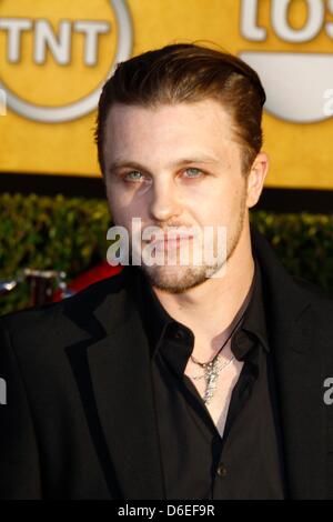 Noi attore Michael Pitt assiste la diciottesima edizione schermo Actor's Guild - SAG - premi a Shrine Auditorium di Los Angeles, Stati Uniti d'America, il 29 gennaio 2012. Foto: Hubert Boesl Foto Stock