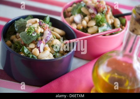 Miscelati Insalata di fagioli Foto Stock
