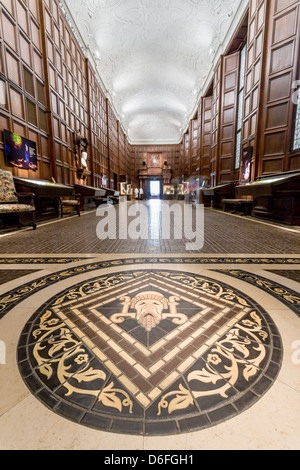 Sala grande della Folger Shakespeare Library di Washington DC Foto Stock