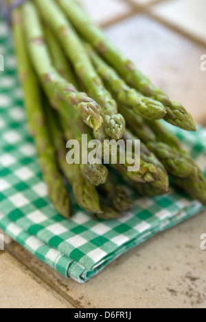 Gli asparagi spears Foto Stock