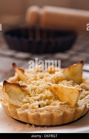 Apple Crumble di Sloe Foto Stock