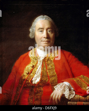 Allan Ramsay‎, David Hume, 1711 - 1776. Storico e filosofo 1766 olio su tela. Galleria Nazionale di Scozia, Edimburgo Foto Stock