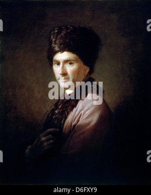 Allan Ramsay, Jean-Jacques Rousseau 1766 olio su tela. Galleria Nazionale di Scozia, Edimburgo Foto Stock