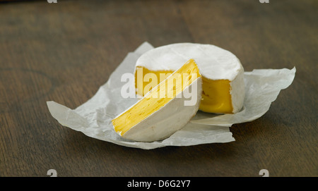 Formaggio morbido di latte di mucca Foto Stock