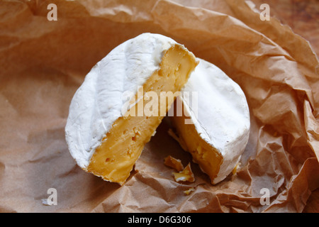 Latte di mucca Formaggio morbido Foto Stock