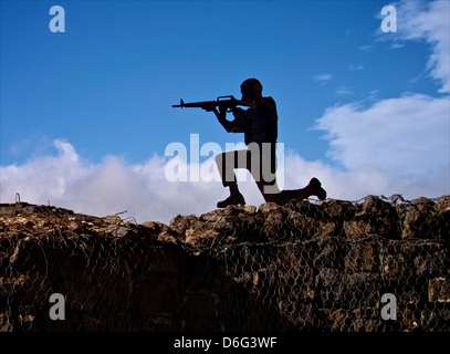 Monte Avital e Monte Bental Riserva Naturale, Golan Heights, Israele migliori sentieri escursionistici nelle alture del Golan, Israele. Foto Stock