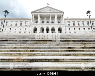 Lisbona, Portogallo, il Parlamento portoghese edifici Assembleia da Republica Foto Stock