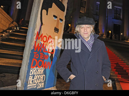 Il cantante irlandese sir Bob Geldof assiste la carità evento Cinema per la pace nell'ambito della sessantaduesima Berlinale Berlino, Germania, 13 febbraio 2012. Foto: Britta Pedersen dpa/lbn Foto Stock