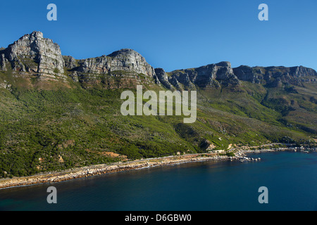 I dodici apostoli, Table Mountain National Park, Cape Town, Sud Africa - aerial Foto Stock