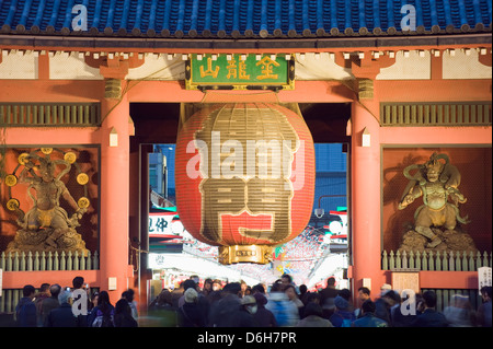 Tempio di Sensoji, Asakusa, Tokyo, Giappone, Asia Foto Stock