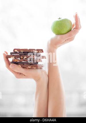 Dieta bilanciata, immagine concettuale Foto Stock