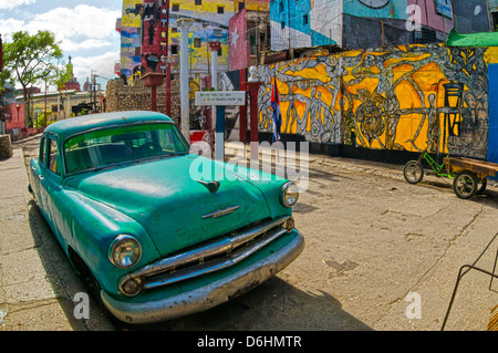 Callejon de Hamel vecchio Dodge Foto Stock