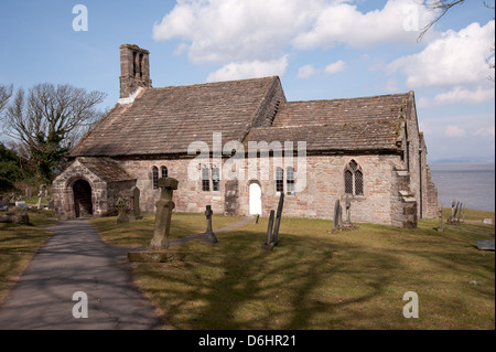 La chiesa di San Pietro, Heysham Foto Stock