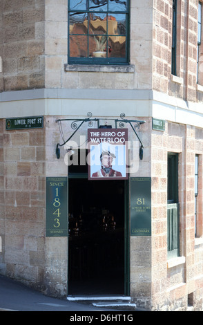 L eroe di Waterloo Public House di Sydney Foto Stock