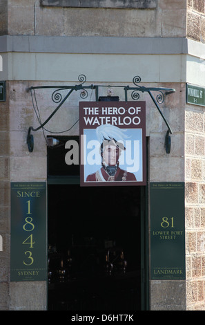 L eroe di Waterloo Public House di Sydney Foto Stock