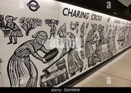 Charing Cross Tube Station London REGNO UNITO Foto Stock