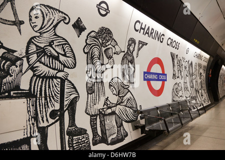 Charing Cross Tube Station London REGNO UNITO Foto Stock