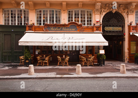 Galerie Vivienne e Bistrot Vivienne nel centro di Parigi, Francia, Europa Foto Stock