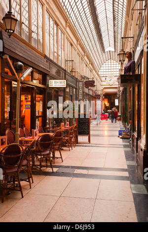 Passaggio des Panoramas nel centro di Parigi, Francia, Europa Foto Stock