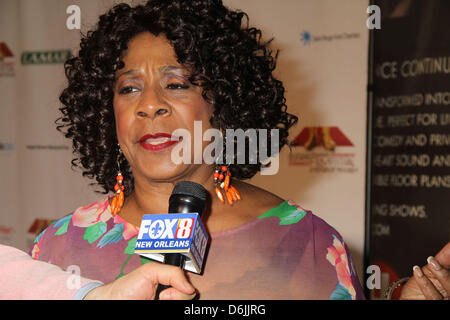 Hollywood, California, Stati Uniti Aprile 17, 2013. .Louisiana International Film Fesival 2013 apertura notturna Gala presenta ''venti piedi da celebrità'' .Gioia Theatre di New Orleans, CA .04/18/2013 .MERRY CLAYTON . 2013(Immagine di credito: credito: Clinton Wallace/Globe foto/ZUMAPRESS.com/Alamy Live News) Foto Stock