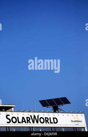 La sede dell'azienda Fotovoltaico Solarworld AG è raffigurato a Bonn, Germania, 22 marzo 2012. Solarworld vuole tornare ad operare in nero nel 2012. Foto: Oliver Berg Foto Stock