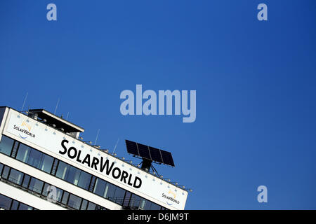 La sede dell'azienda Fotovoltaico Solarworld AG è raffigurato a Bonn, Germania, 22 marzo 2012. Solarworld vuole tornare ad operare in nero nel 2012. Foto: Oliver Berg Foto Stock